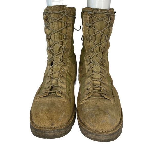 Danner Desert Acadia Boots 12 US WIDE EE 10" NO GTX Tan Combat 26000 Vibram Sole - Picture 6 of 9